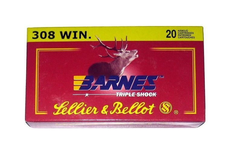 Патрон нарезной SELLER&BELLOT калибр 308 WIN BARNES TSX 11,7 гр. (в пачке 20 шт.). Фото №2