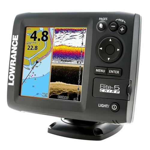 Эхолот Lowrance Elite-5 CHIRP (83/200+455/800). Фото №1