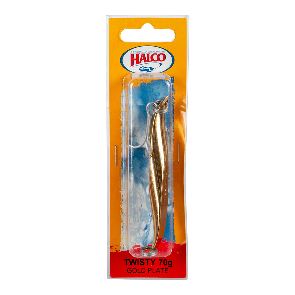 Блесна колеблющаяся Halco TWISTY, 70г, Gold. Фото №1
