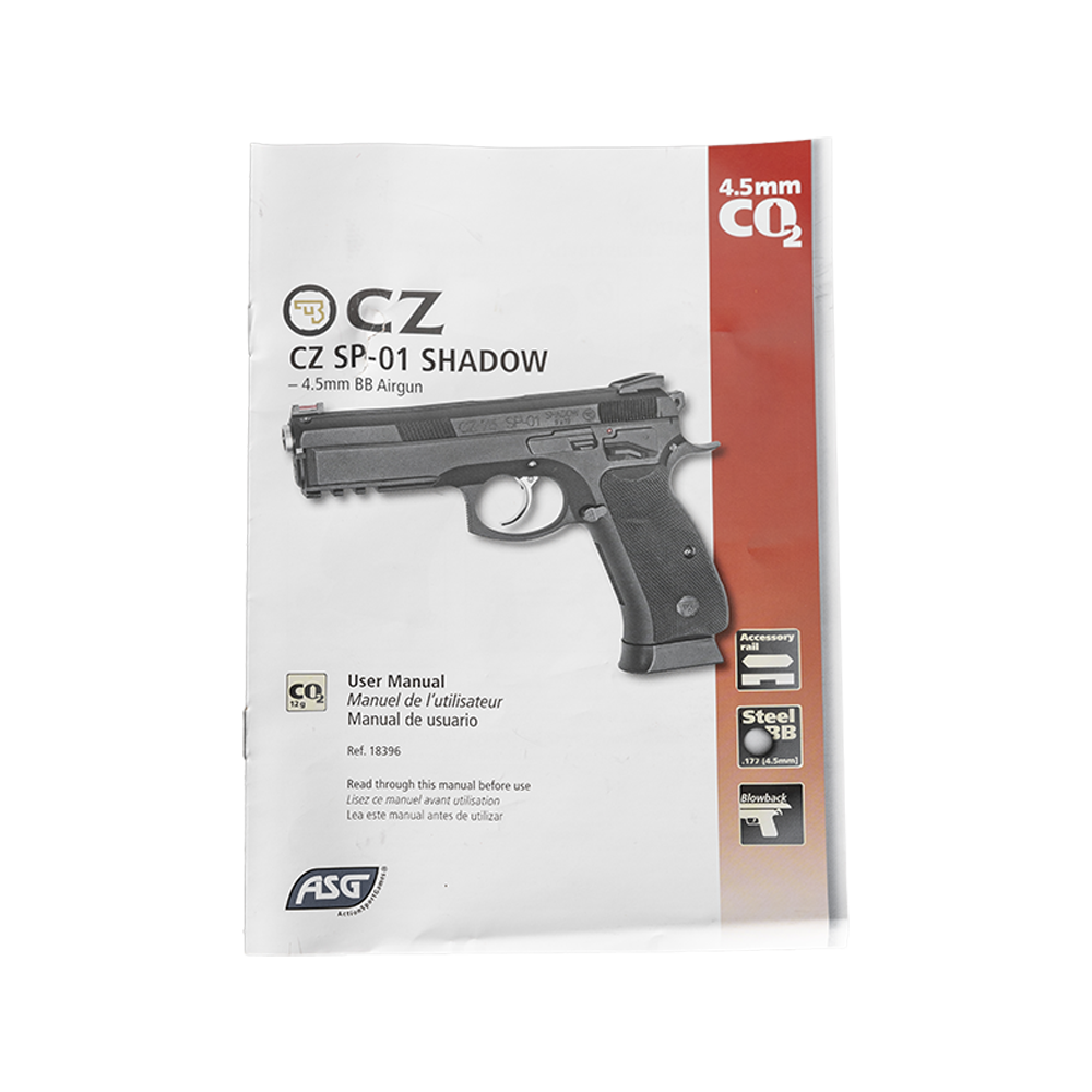 Пистолет пневматический CZ SP-01 Shadow, калибр 4,5 мм  . Фото №2
