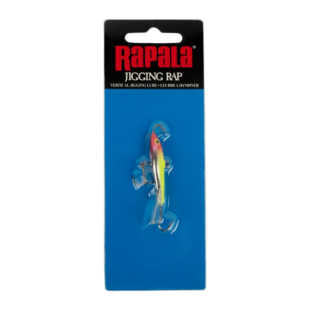 Балансир Rapala Jigging Rap 50мм, 9гр, цвет (CLN) с тройником. Фото №1