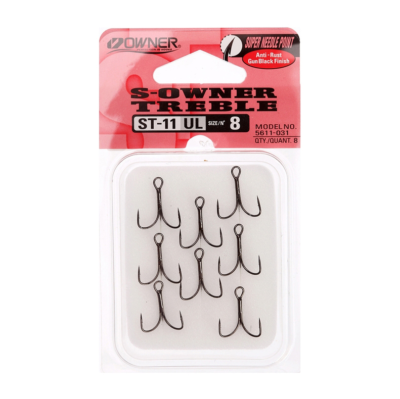 Крючок Owner тройник ST-11BC №10. Фото №1 Крючок Owner тройник ST-11BC №10. Фото №1