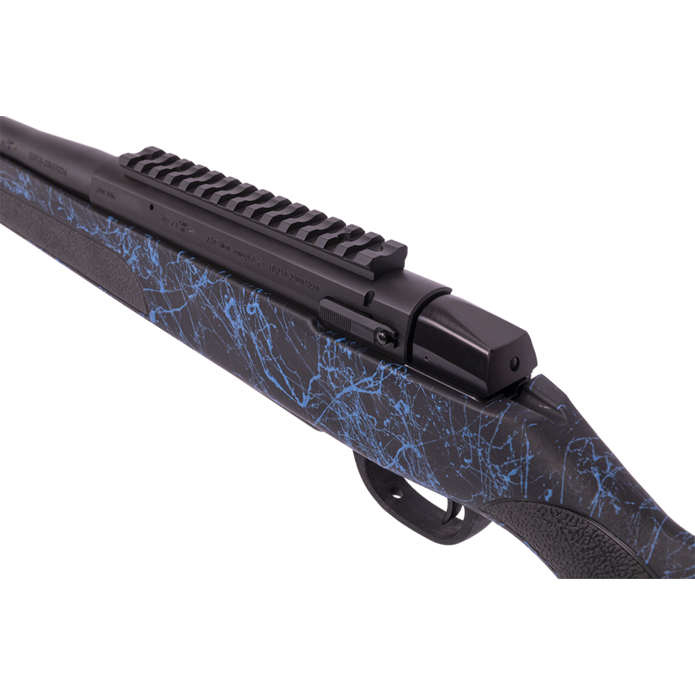 Карабин АТА ARMS Turqua Synthetic CLR BLUE (ложа софт тач, черно-синяя), целик и мушка, 308Win. Фото №9