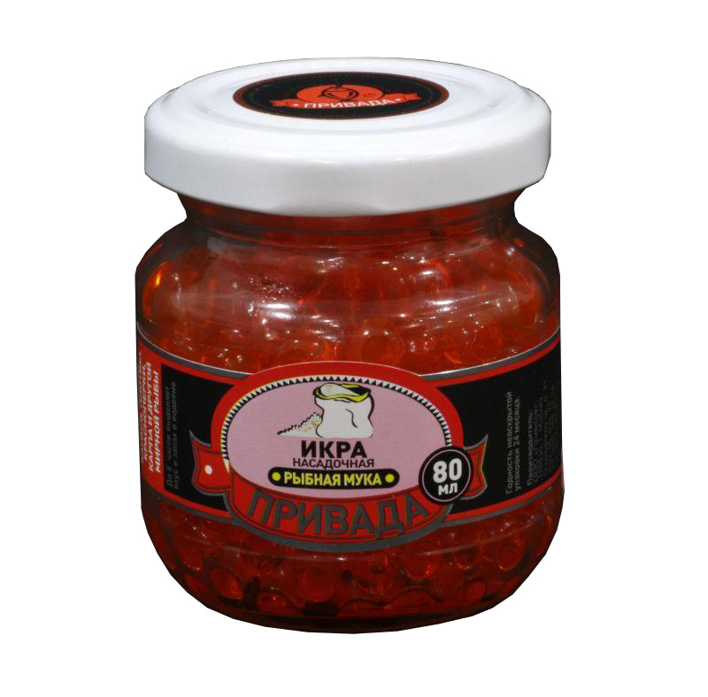 Икра насадочная оранжевая рыбная мука 80 мл.. Фото №2