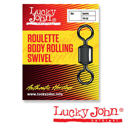 Вертлюги Lucky John ROULETTE BODY ROLLING K001/0 5шт. . Фото №2