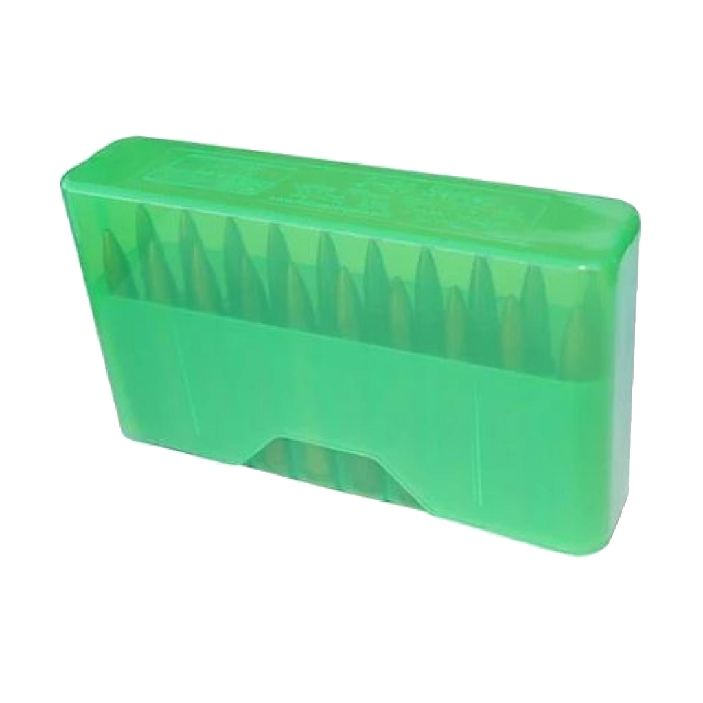 Футляр MTM для переноски патронов 20шт. калибр 270Win, 308Win, 30-06,338Win, 8x57J (на ремне, зеленый)