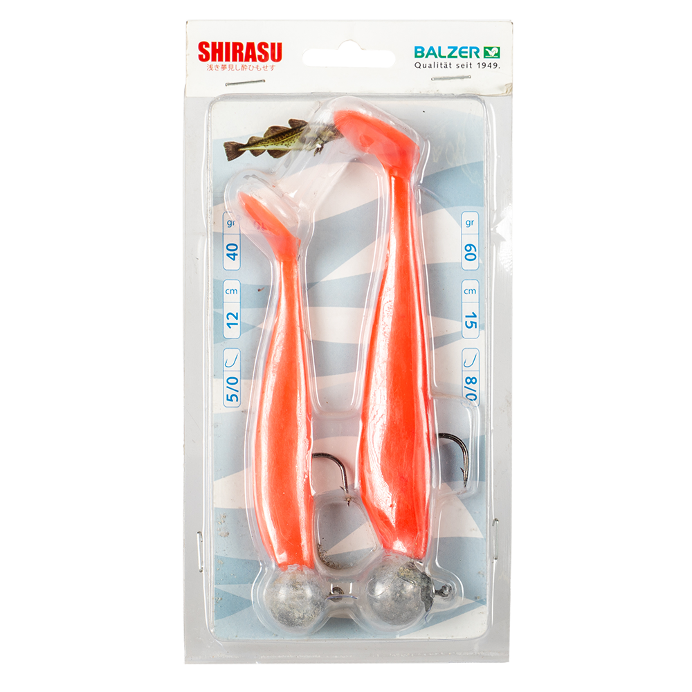 Виброхвост BALZER SHIRASU Dorch Shad Set B 120-150мм, 40-60гр (уп.2 шт). Фото №1