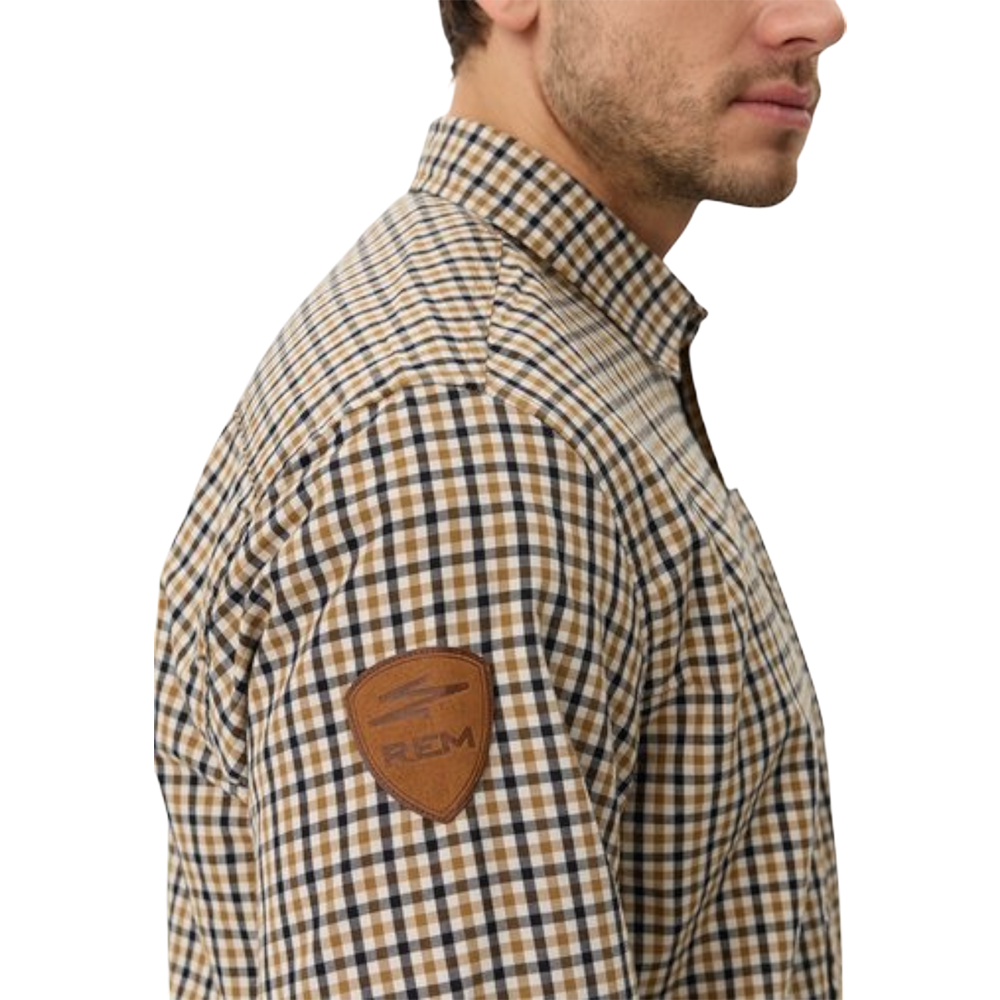 Рубашка Remington Britain Beige р. 2XL. Фото №5
