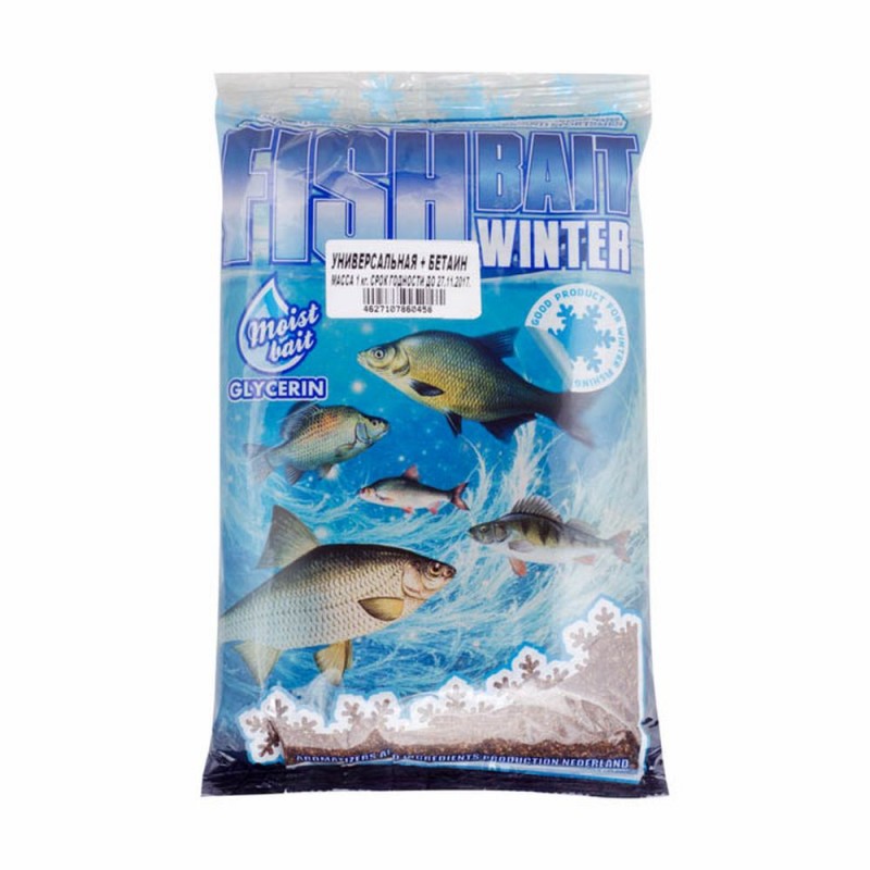 Прикормка FishBait серия «ICE WINTER» 1 кг. Универсальная + бетаин. Фото №2