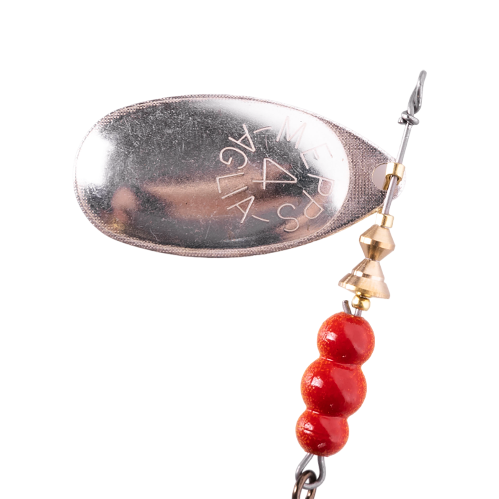Блесна вращающаяся Mepps Aglia №4, 9гр, цвет (Silver) серебро. Фото №2