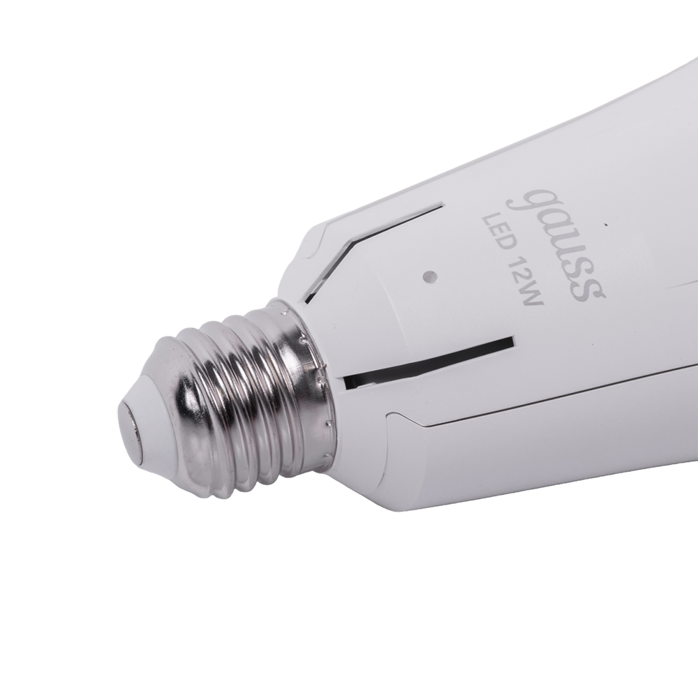 Лампа Gauss A80 12W 900lm 4100K Е27 авар. с Li-Ion аккумулятором LED 1/5/50. Фото №3