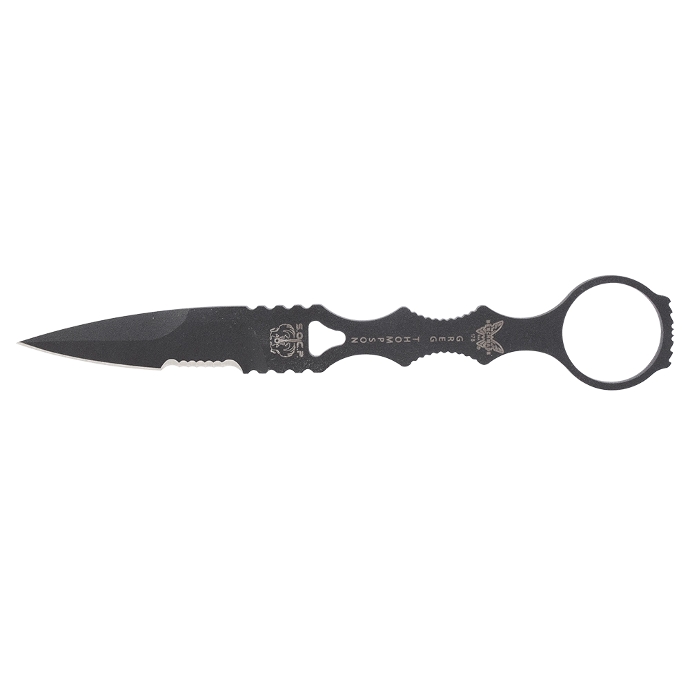 Нож Benchmade SOCP BM178SBK, с фикс. клинком, сталь 440C, серрейтор. Фото №3