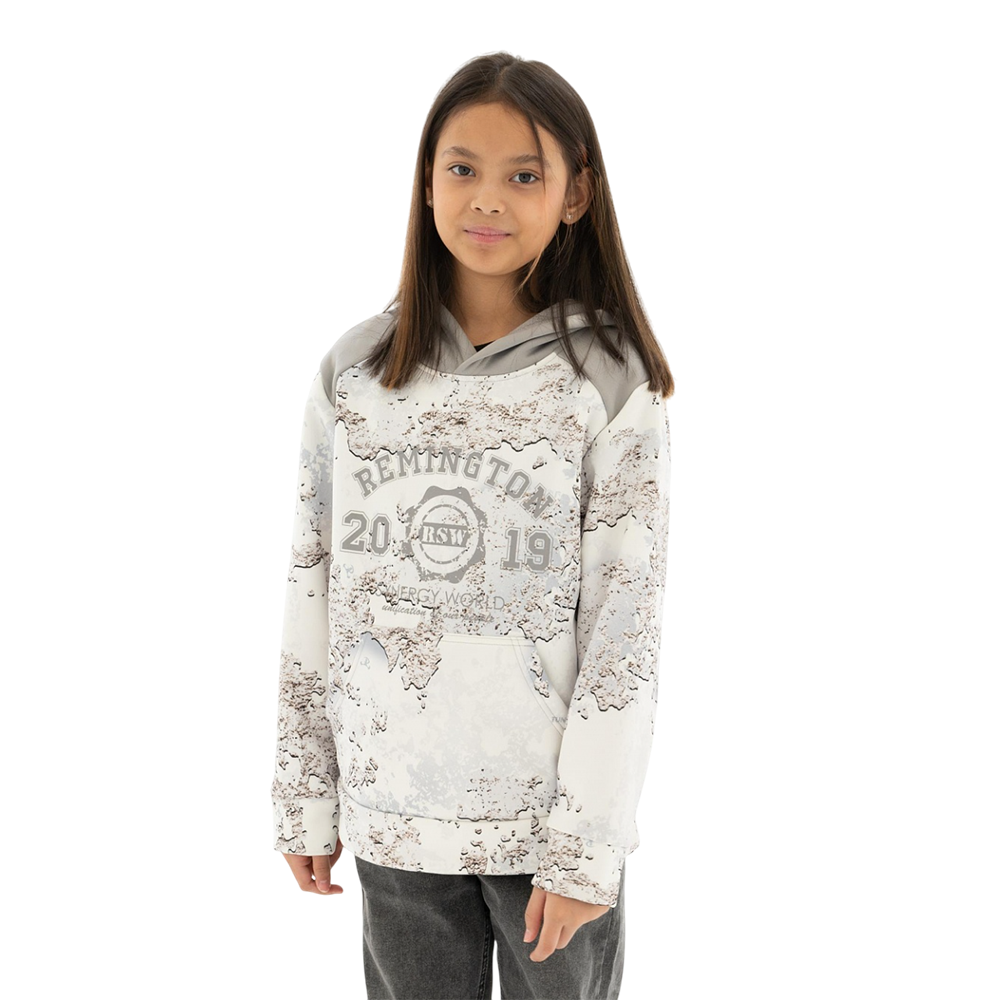 Худи Remington Family Unisex Women and Children White р. 140. Фото №1