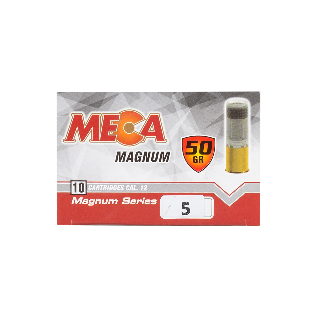 Патрон Meca 12/76 Magnum №5 50 гр. (в пачке 10 шт/короб 230). Фото №3