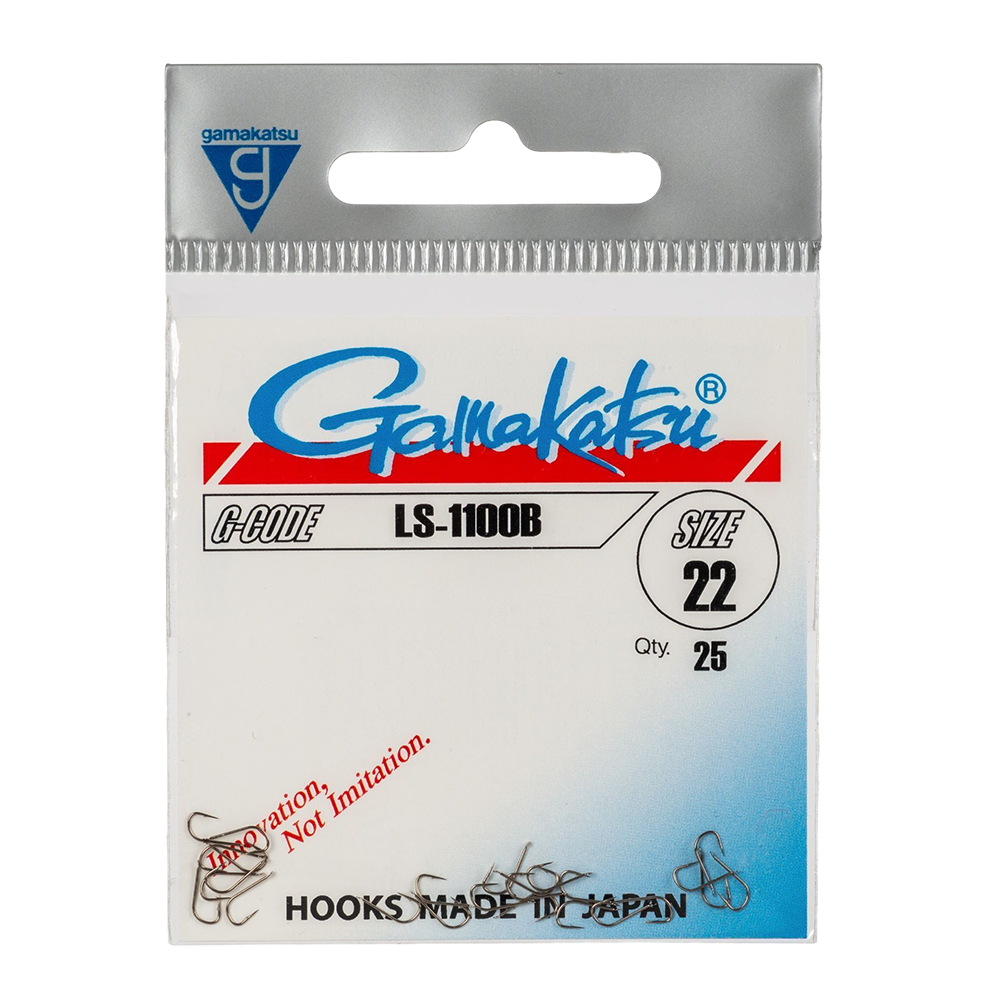 Крючок Gamakatsu Hook LS-1100B Brown №22. Фото №1