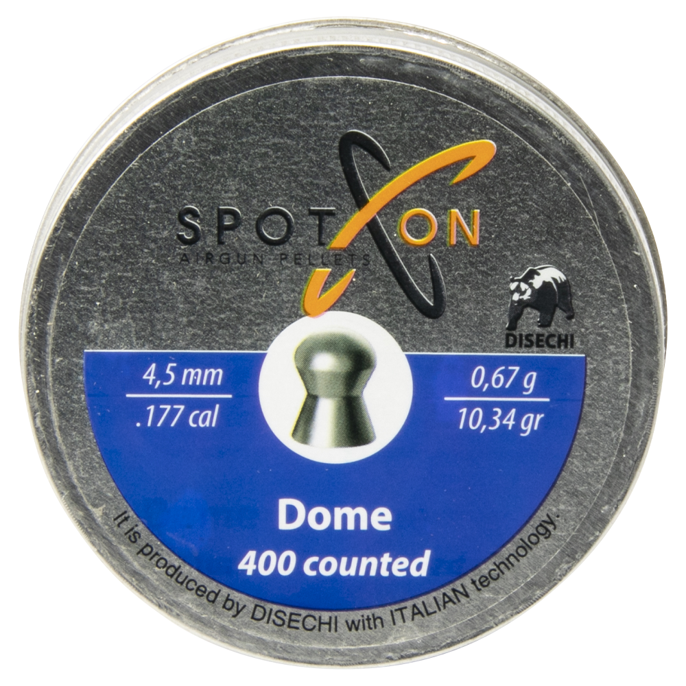 Пуля пневматическая SPOTON Dome 4,5 мм, 0,67 гр. (400 шт) (100 в упаковке). Фото №2