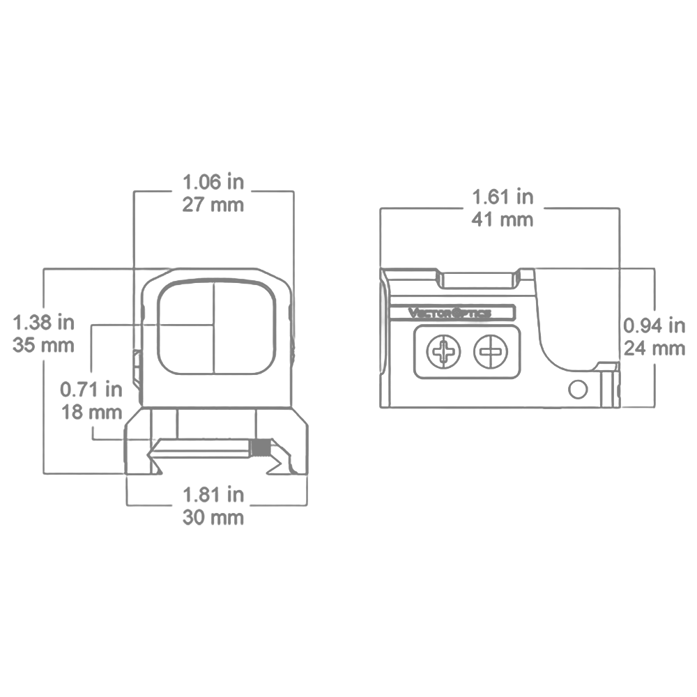Прицел коллиматорный Vector Optics Frenzy-S 1x17x20 Aspheric Pistol, точка 3 MOA (SCRD-68). Фото №4 Прицел коллиматорный Vector Optics Frenzy-S 1x17x20 Aspheric Pistol, точка 3 MOA (SCRD-68). Фото №4