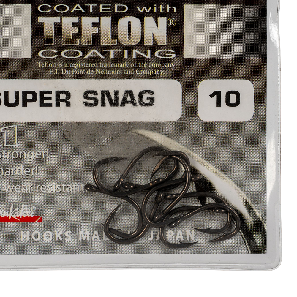Крючок Gamakatsu Hook A1 G-CARP Super Snag PTFE №10. Фото №2