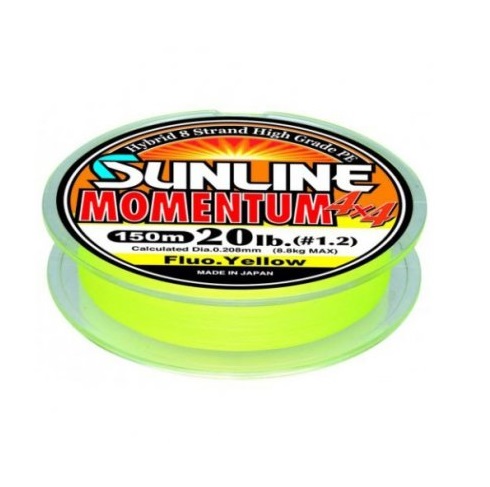 Шнур плетеный Sunline MOMENTUM 4X4 150m HG(Y)30LB/ #2.0. Фото №2