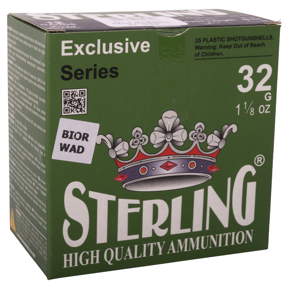 Патрон STERLING 12/70 Bior №2 32 гр. (пачка 25 шт.). Фото №4