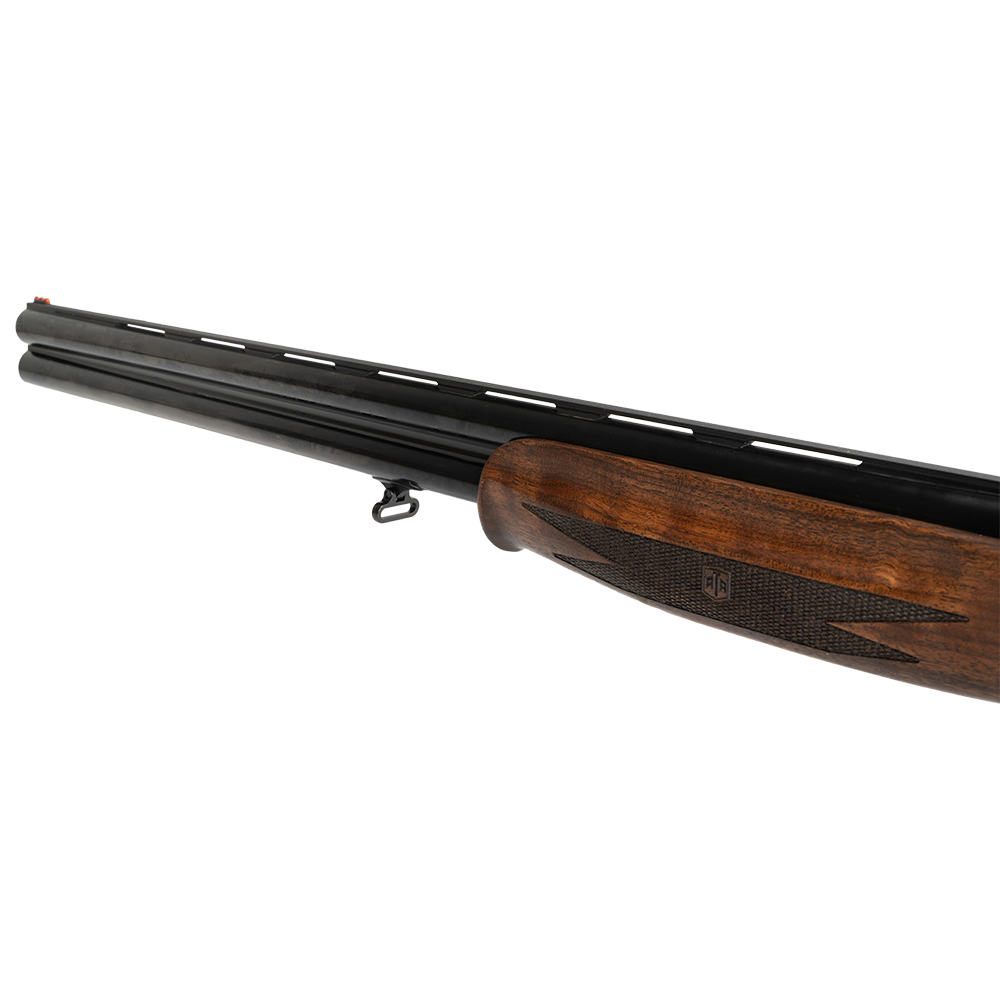 Ружье ATA SP Avangarde Black (сталь, черная колодка с цветочной гравировкой), 12/76,660мм, орех класс 2, кейс. Фото №12