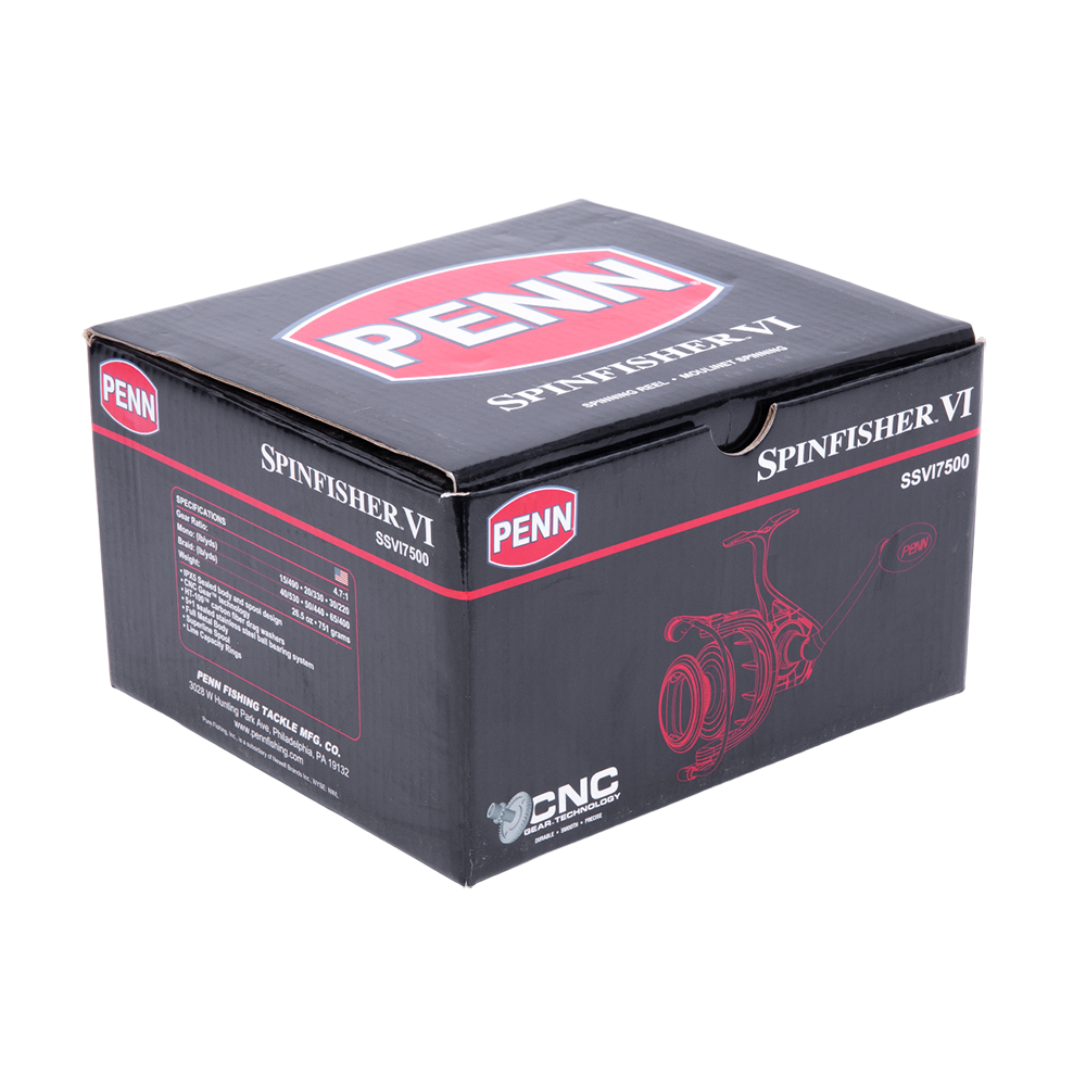 Катушка безынерционная PENN SSVI7500 SPINFISHER VI 7500 SPIN REEL BX. Фото №6