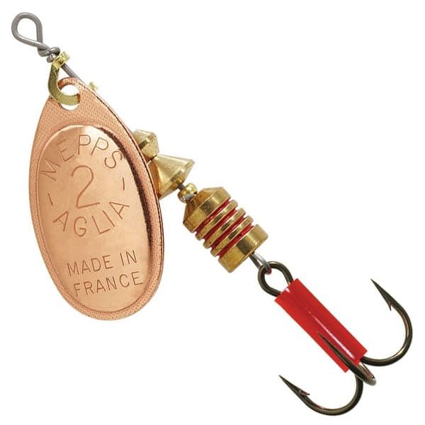 Блесна вращающаяся Mepps Aglia TW №2, 4,5гр, цвет (Copper) медь. Фото №1