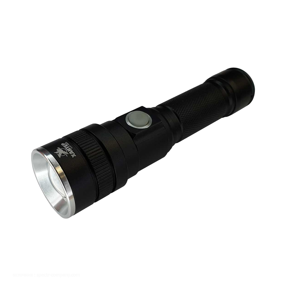 Фонарь светодиодный аккумуляторный 611-P50(мощный диод Р50, USB). Фото №2