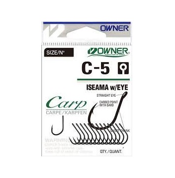 Крючок Owner Carp Taff Iseama C5 №6. Фото №2