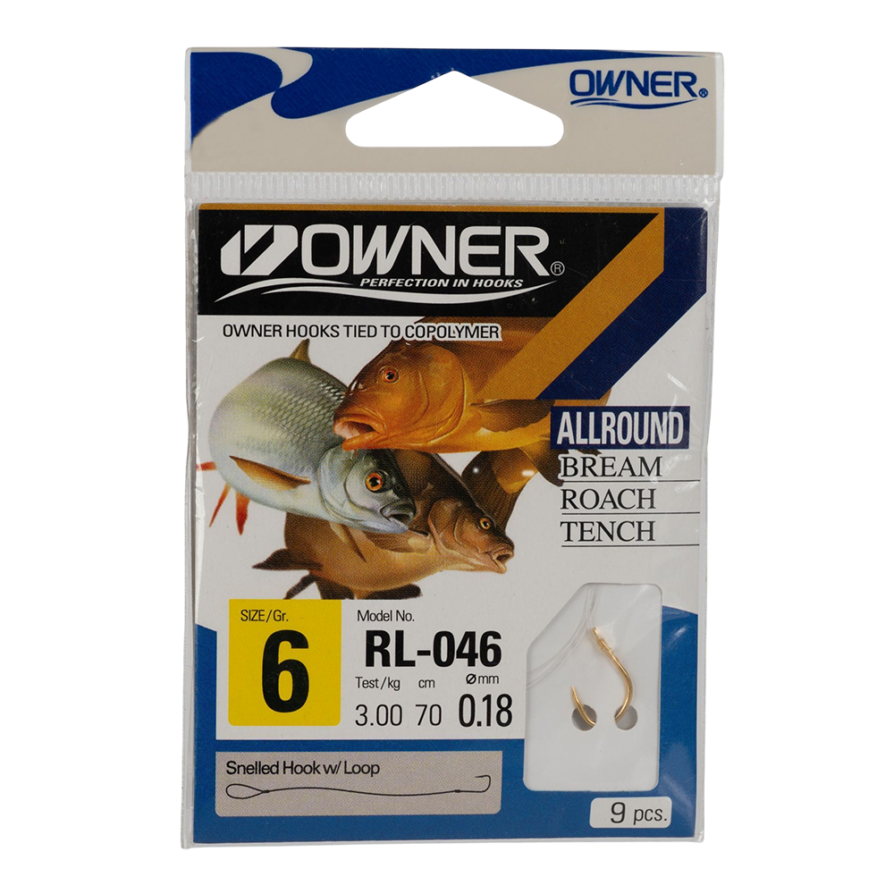 Крючок с поводком Owner RL-046 06-0.18. Фото №1