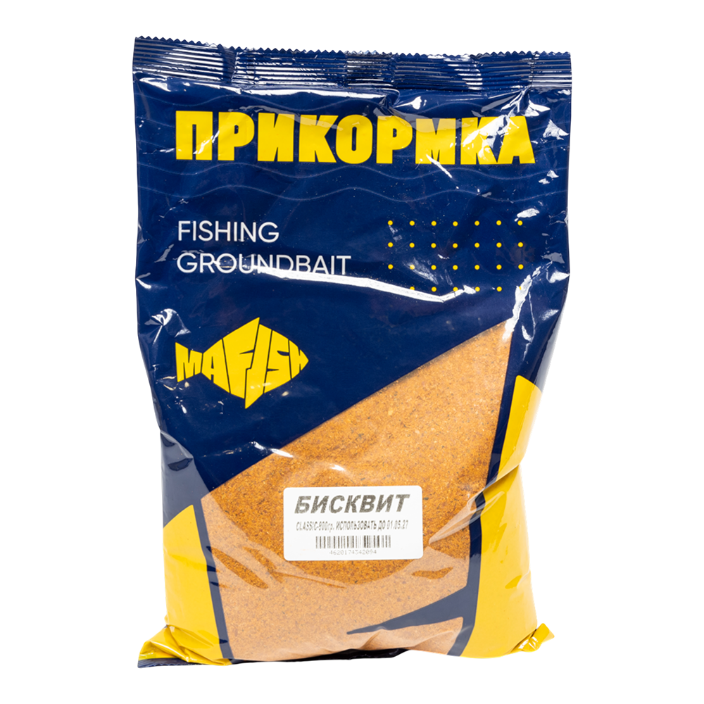Прикормка Mafish Classiс Бисквит 900гр.. Фото №1