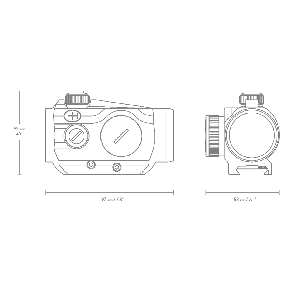 Прицел коллиматорный Hawke RD 1x30 (Weaver) (3MOA). Фото №2 Прицел коллиматорный Hawke RD 1x30 (Weaver) (3MOA). Фото №2
