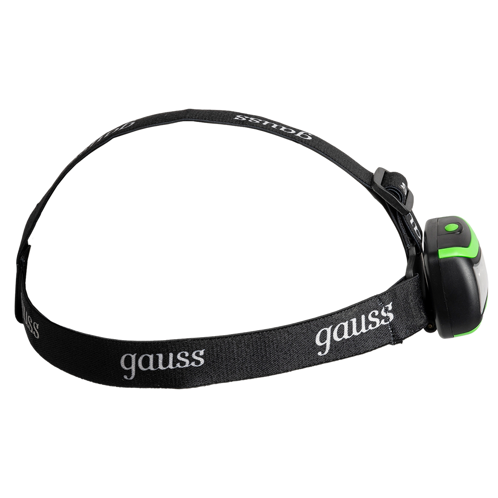 Фонарь налобный Gauss модель GFL307 3W 180lm 3xААА LED 1/12/72. Фото №2