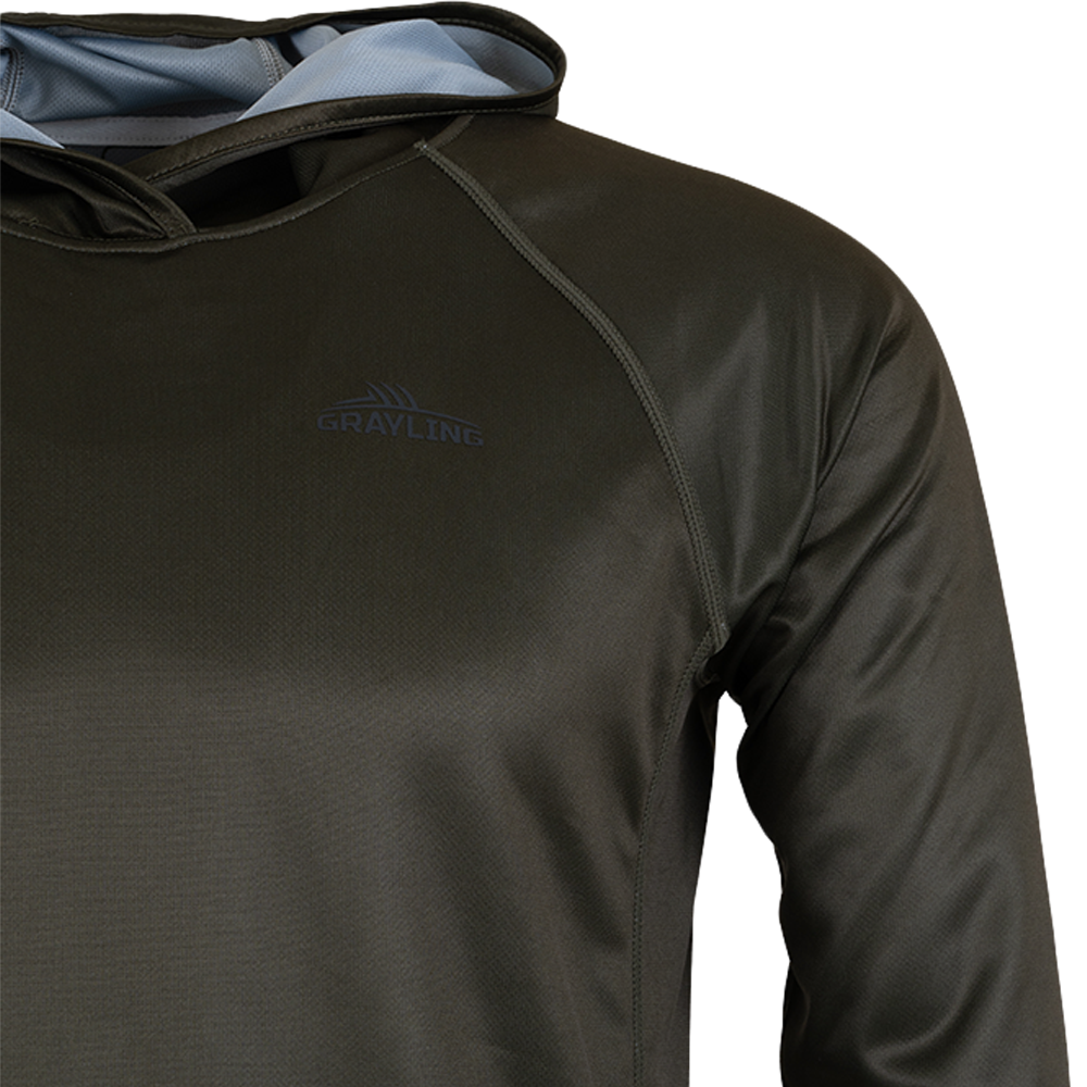 Лонгслив с капюшоном GRAYLING "Sargan" (хаки) р. XXL. Фото №2