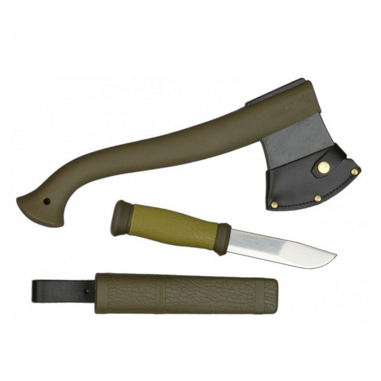 Туристический набор Mora Outdoor Combi (топор, нож Mora 2000, в подарочной упаковке). Фото №1