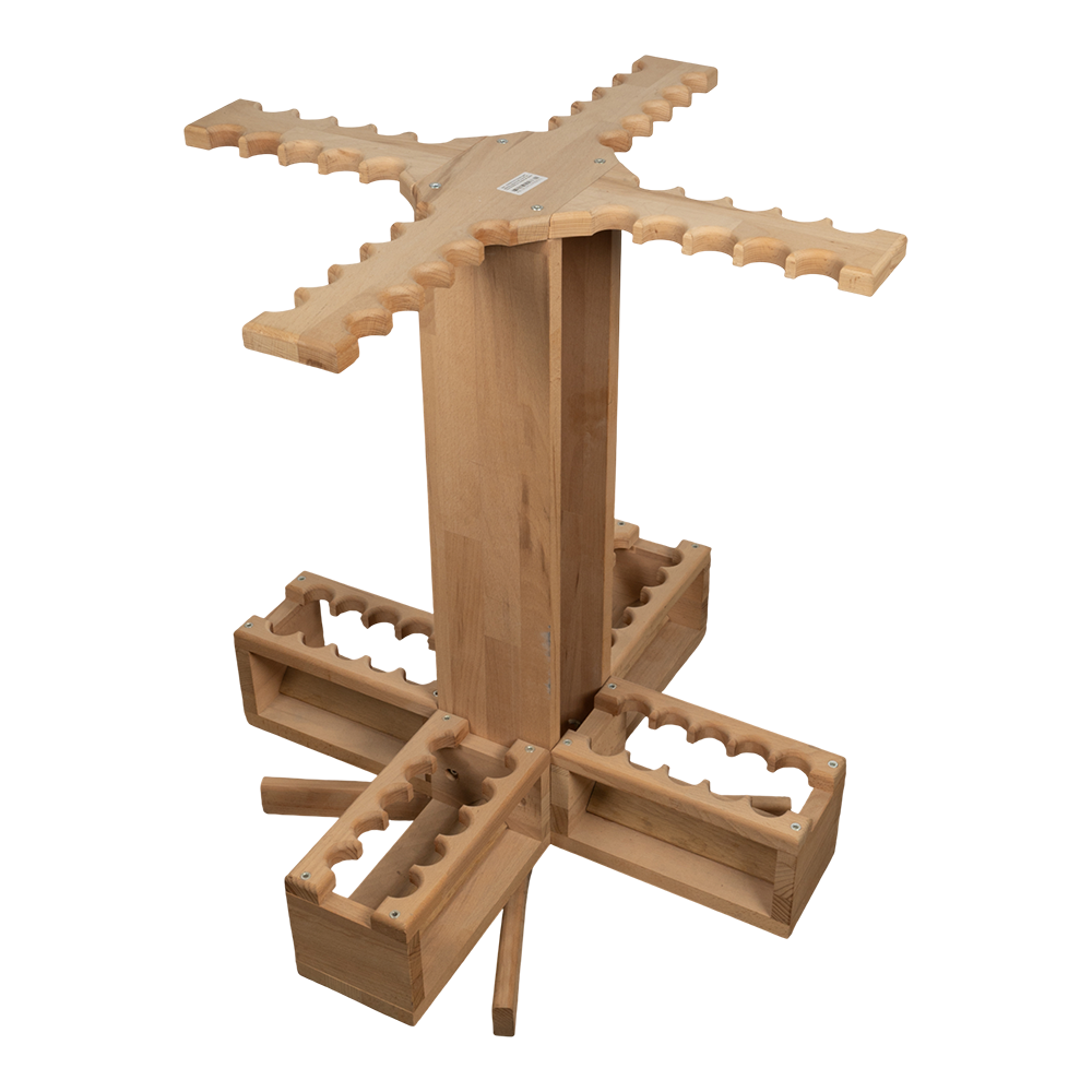 Стойка для удилищ поворотная, под 40 шт., 730х730х800 мм, покрытая лаком. Фото №4 Стойка для удилищ поворотная, под 40 шт., 730х730х800 мм, покрытая лаком. Фото №4