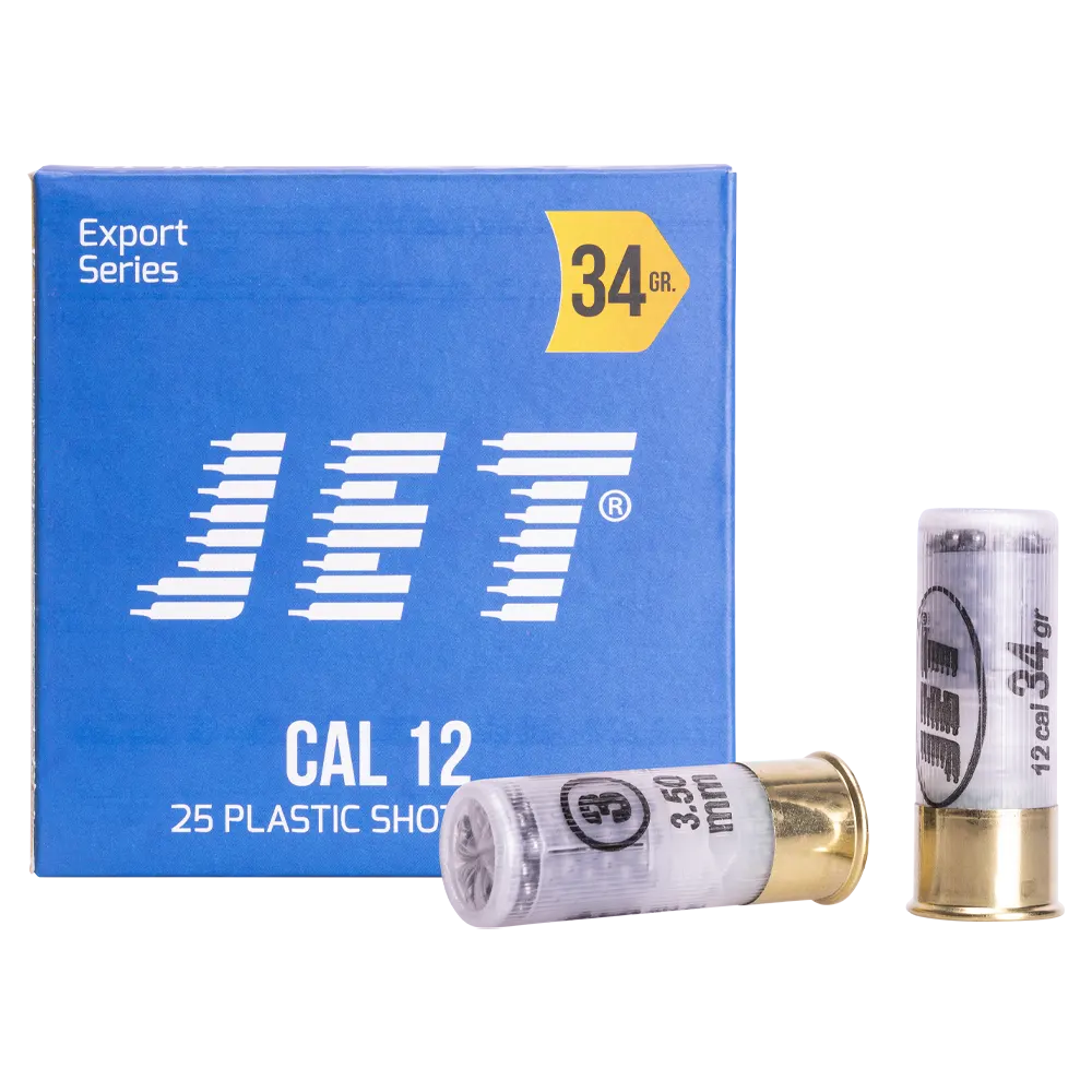 Патрон JET 12/70 № 3 34гр (в пачке 25шт/короб.250шт). Фото №1