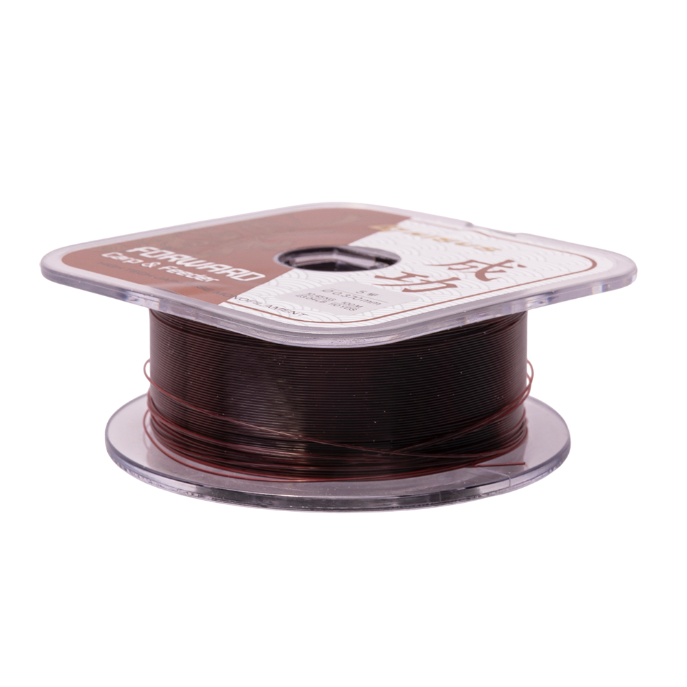Леска Nisus Forward Carp & Feeder brown 0,370mm/100m Nylon (N-FCF-0370-100). Фото №2