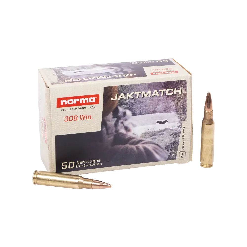 Патрон нарезной NORMA калибр 308 WIN Jaktmatch 9,7 гр. 150 grn. (в пачке 50 шт.). Фото №3