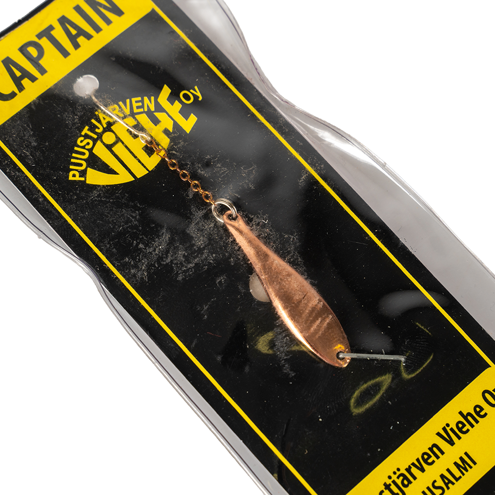 Блесна Puustjarven Captain 38мм, 5гр, цвет (Mes/Kup) цепочка-крючок. Фото №3