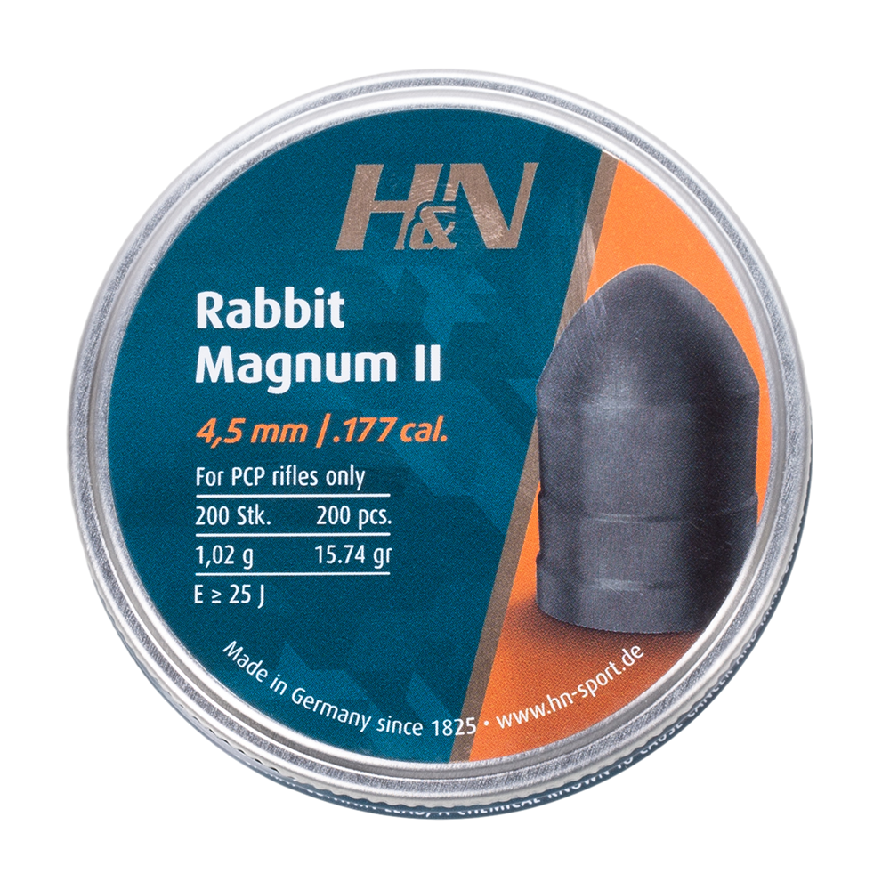 Пуля пневматическая "H&N Rabbit Magnum II", для винтовки, 4,5 мм., 15,74 гран. (200 шт.). Фото №1