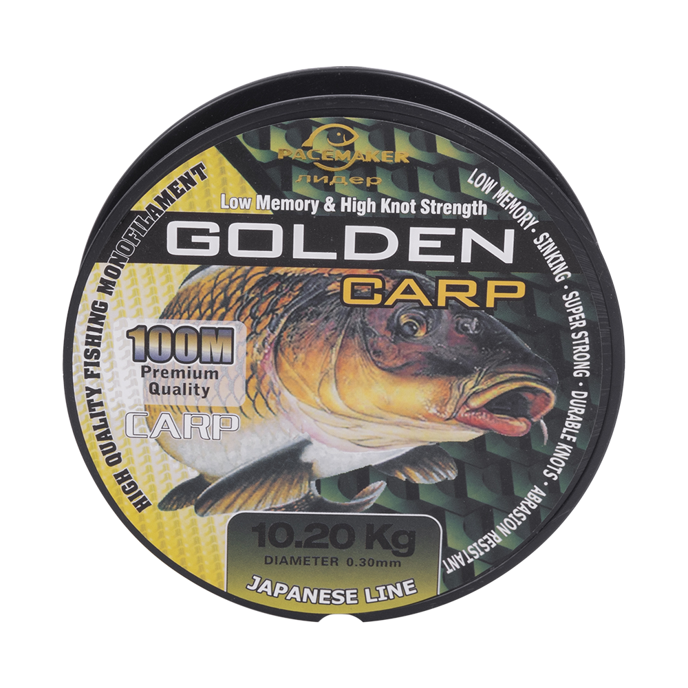 Леска монофильная "Golden Carp" 100m d 0.30. Фото №1