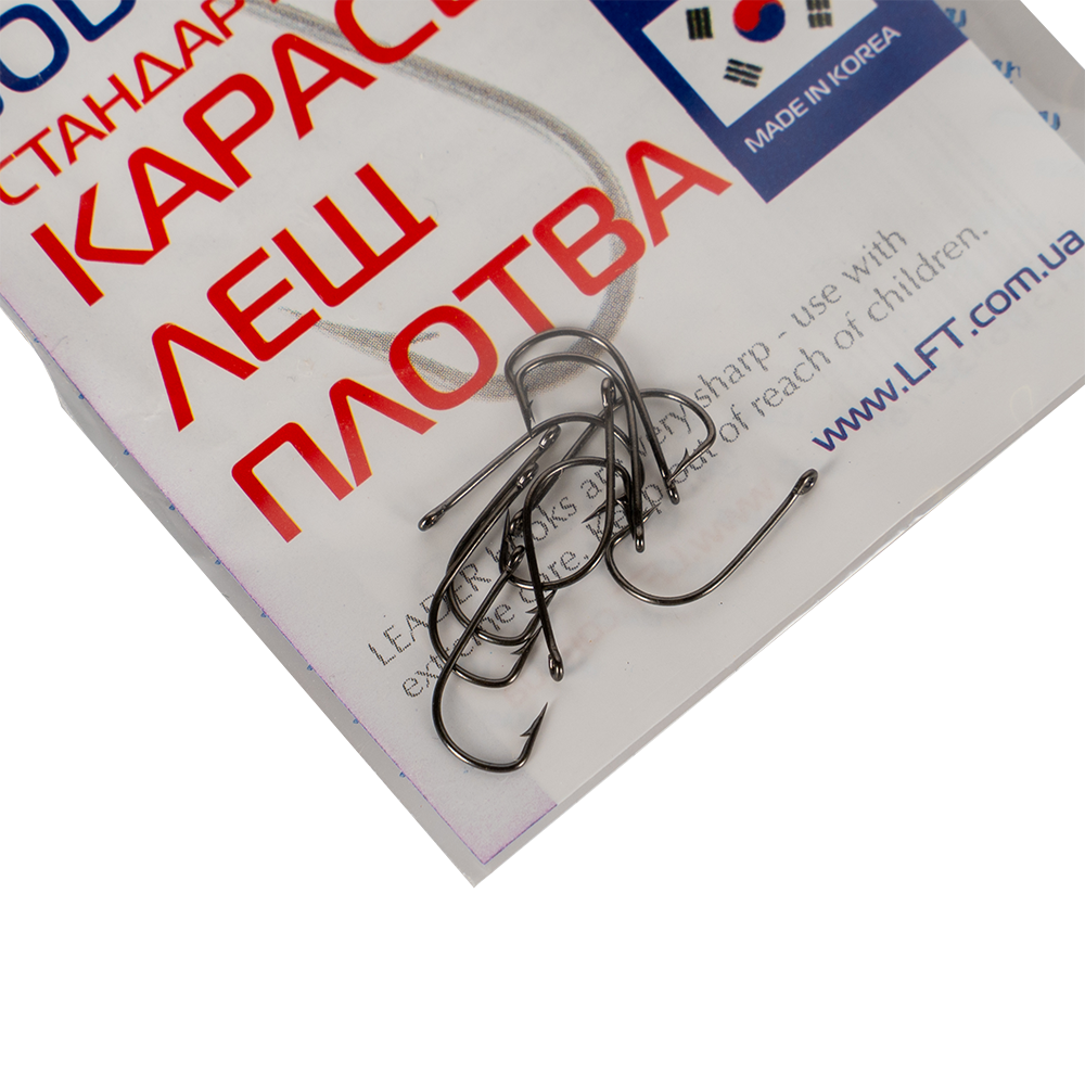 Крючки Leader SODE стандартные, color BN, №7(10шт). Фото №2