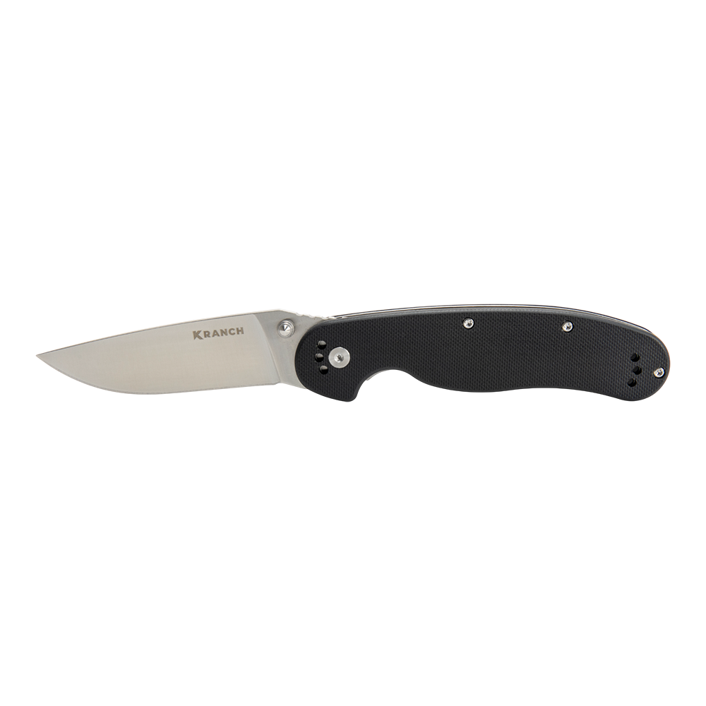 Нож складной Kranch B-120S, клинок AUS8, рукоять G10 black. Фото №1