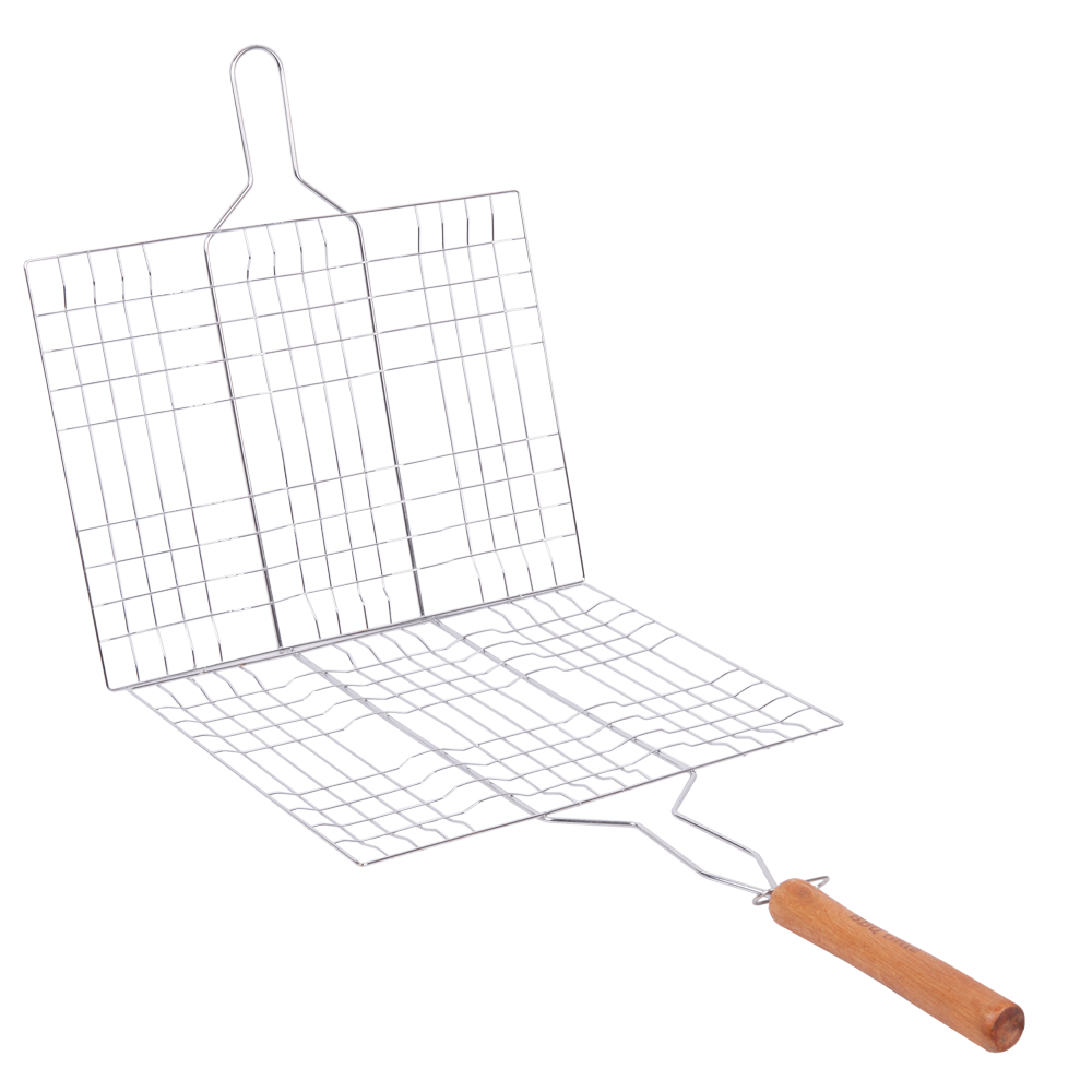 Решетка-гриль BBQ time средняя 6 секций 31х24cm. Фото №1
