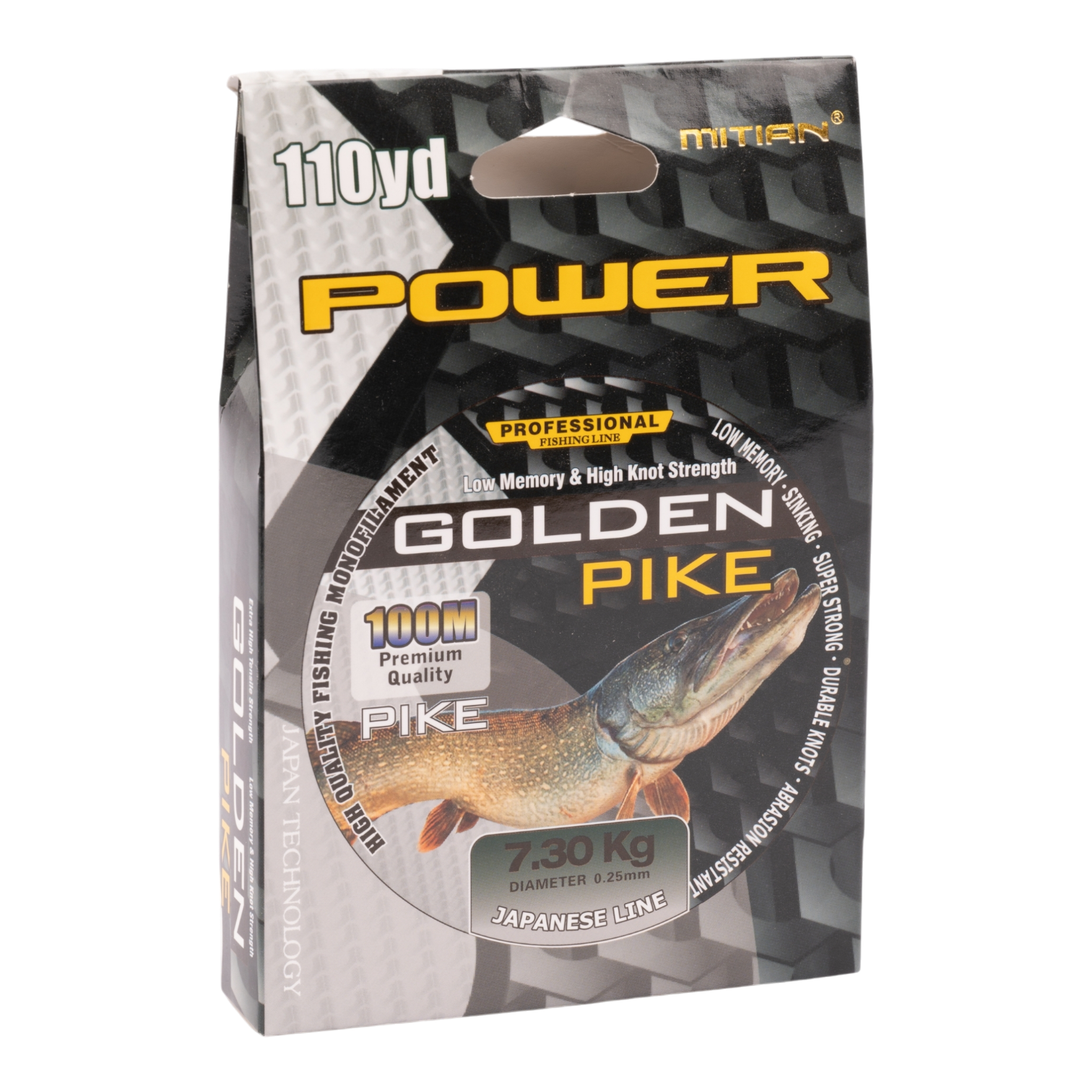 Леска монофильная "Golden Pike" 100m d 0.25