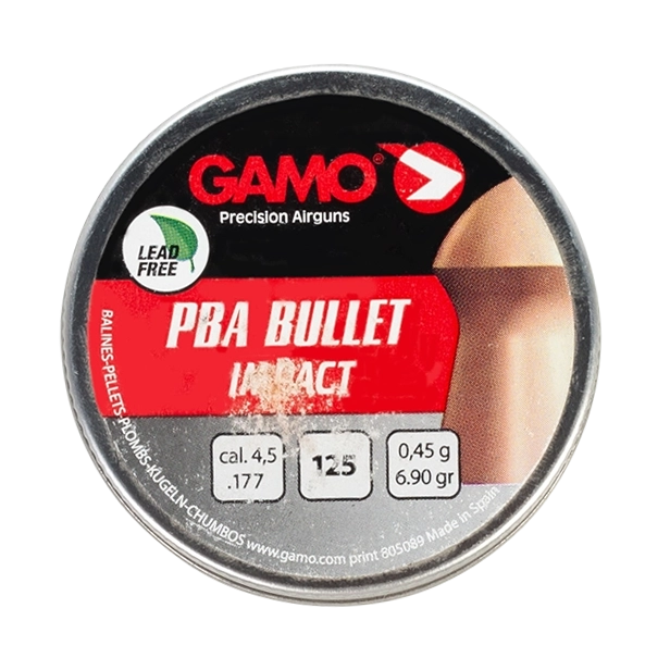 Пуля пневматическая "Gamo PBA Bullet", калибр 4,5 мм., (125 шт.) (в коробке 24 банки). Фото №1