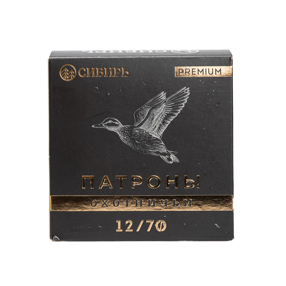 Патрон СИБИРЬ PREMIUM 12/70 охотничий дробовой 34г №0 б/к  (пачка 25 шт) (в коробке 250шт). Фото №5