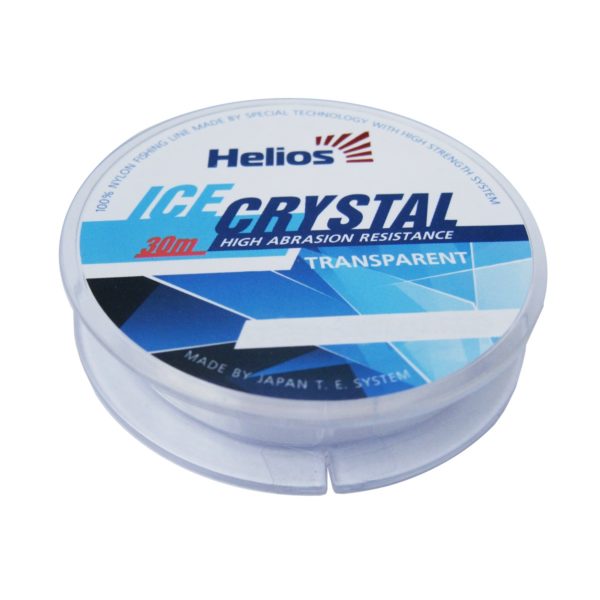Леска Hellios Ice Crystal Nylon Transparent 0.18mm 30м. Фото №2