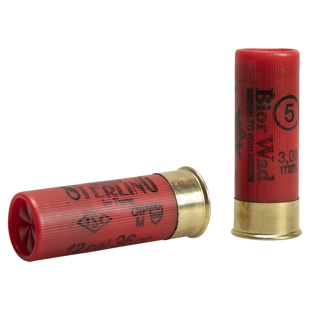 Патрон STERLING 12/70 Bior № 5 36 гр. (пачка 25 шт.). Фото №2